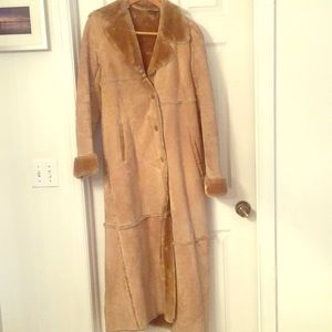 Suede leather jacket